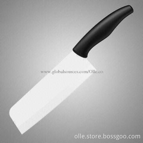 7-inch White Blade Ceramic Cleaver Knife, WC175G